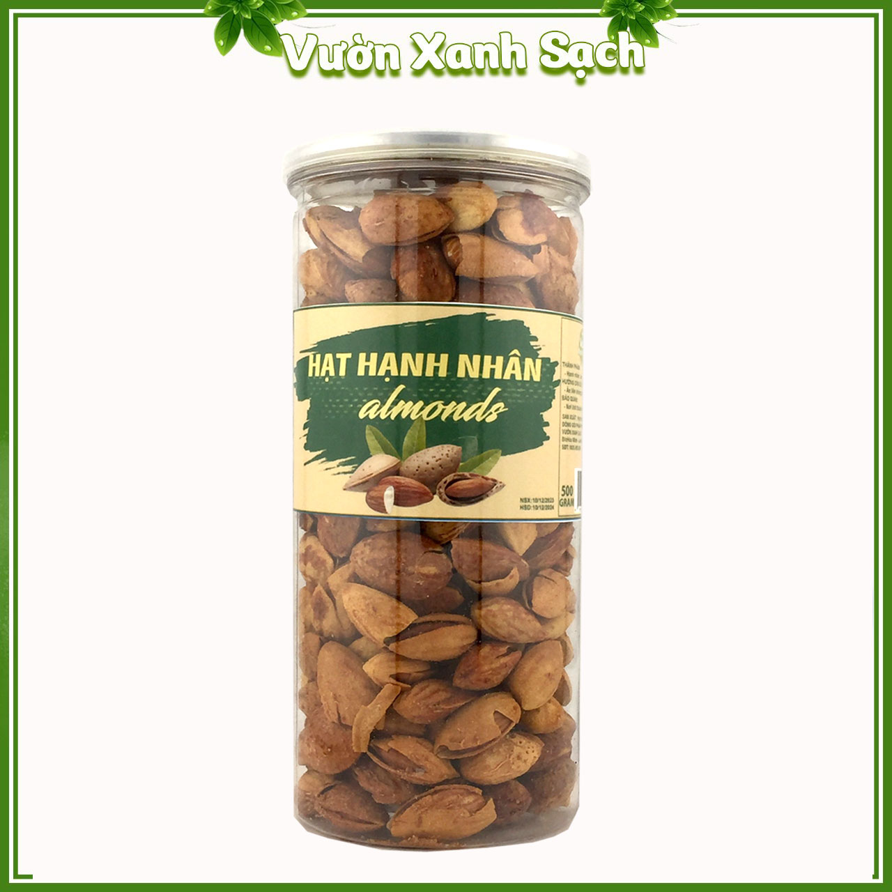 Hạt hạnh nhân Úc đã tách vỏ sấy chín nguyên vị Size to