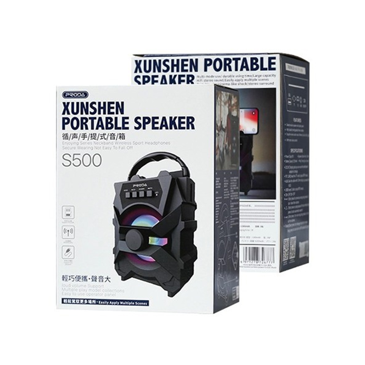 Loa Bluetooth Remax Proda PD-S500 Xunshen Series p Hàng nhập khẩu