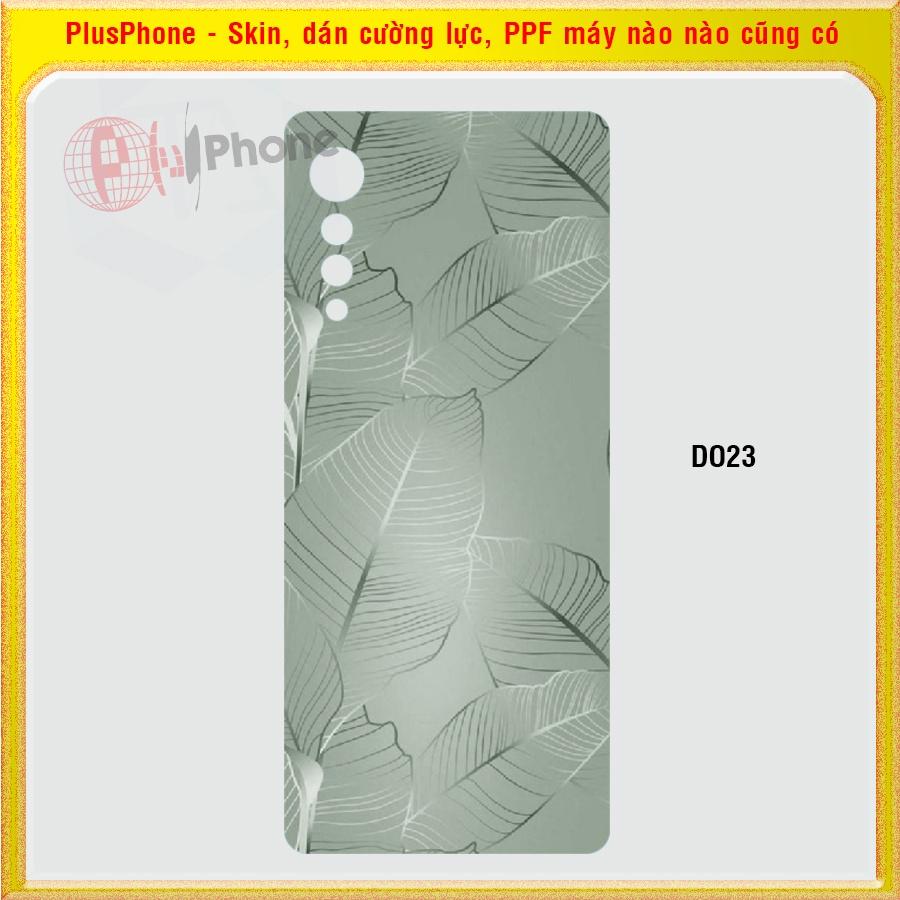 Dán Skin cho điện thoại LG Velvet 5G in hình nhiều mẫu hot, độc lạ