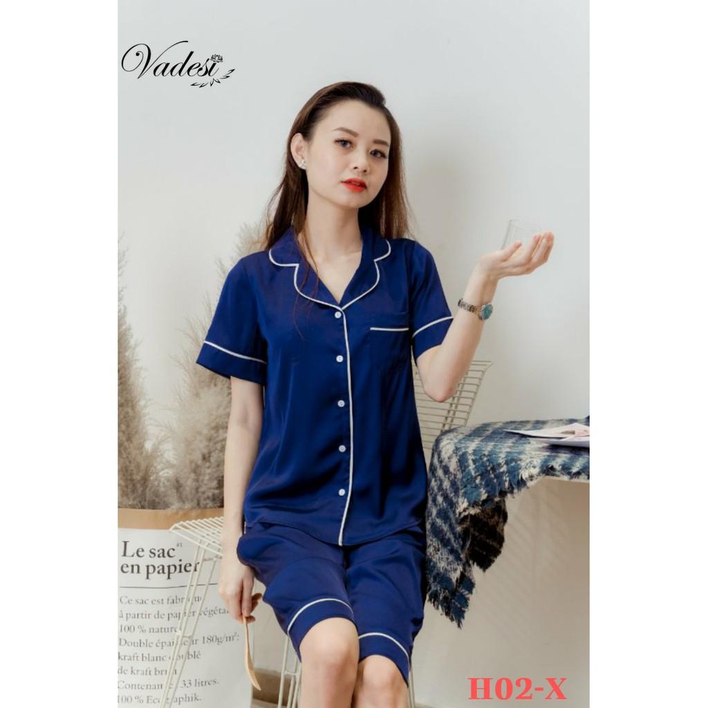 Bộ Pijama Lụa, Bộ Lửng Nữ - Vadesi , Thời Trang Nữ, Bộ Mặc Nhà Nữ Mùa Hè, Đồ Bộ, Đồ Ngủ Đẹp,