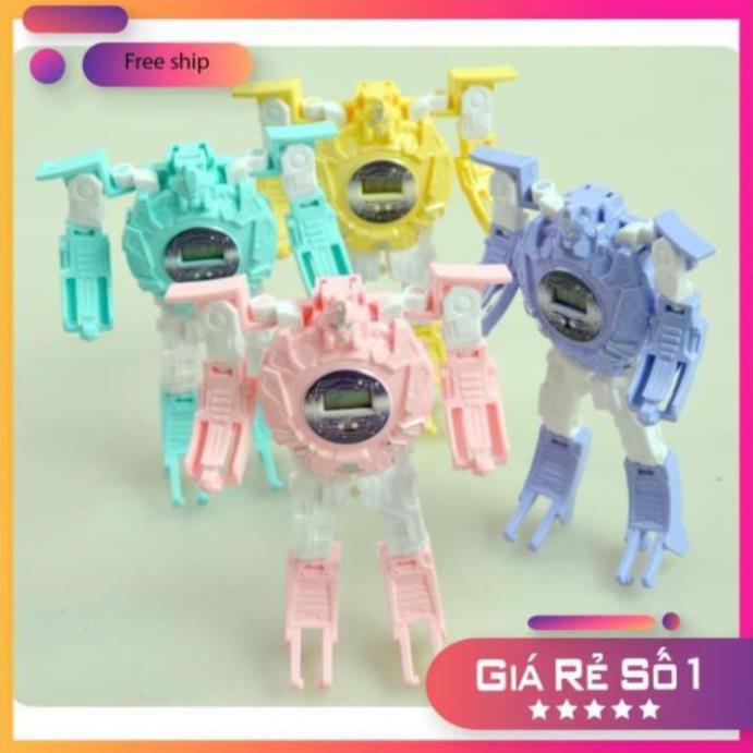 ️SIÊU RẺ️ Đồng Hồ 2in1 Biến Hình Robot _ Dành Cho Bé Trai và Bé Gái