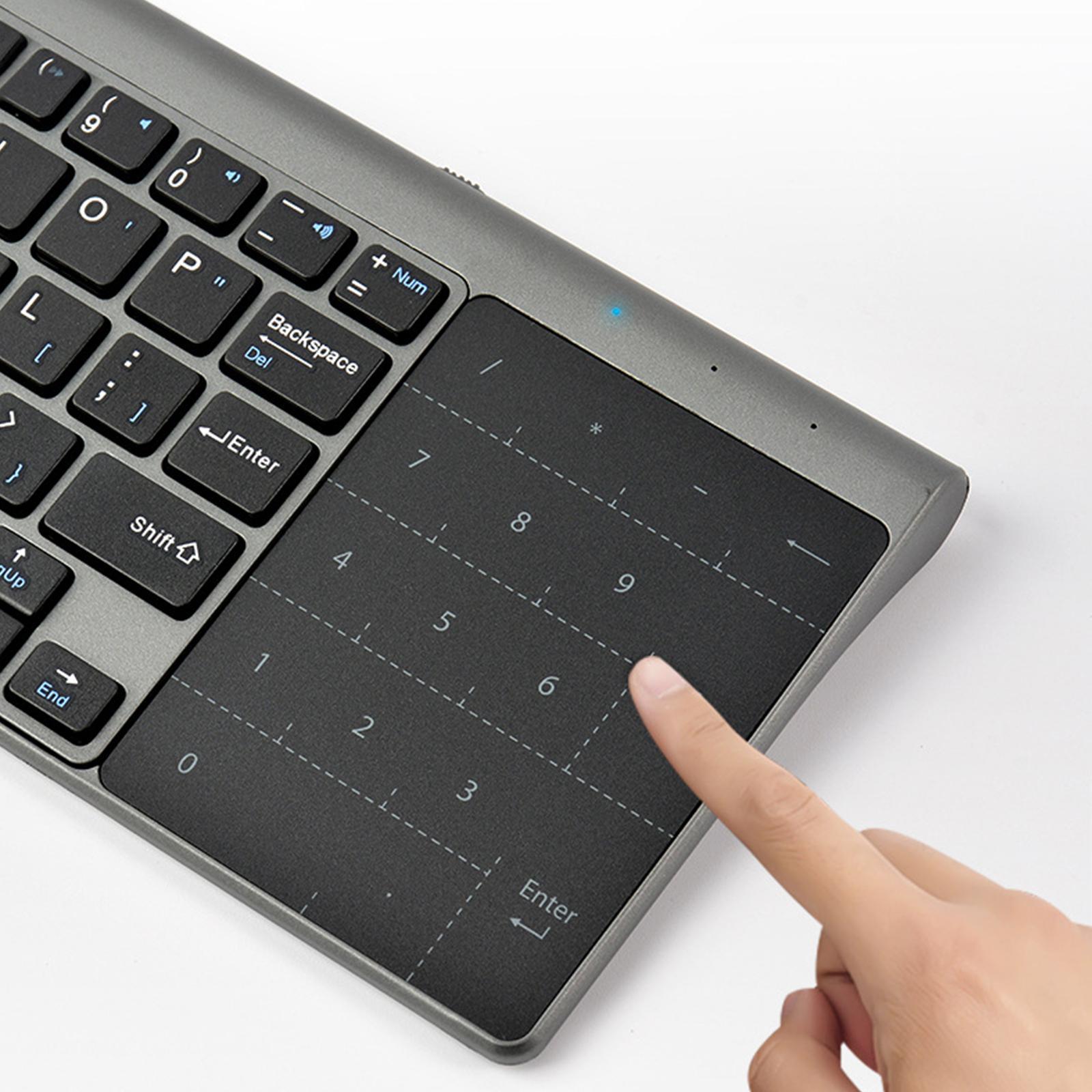Mini Wireless Keyboard with USB Receiver for PC Computer Power Saving Slim
