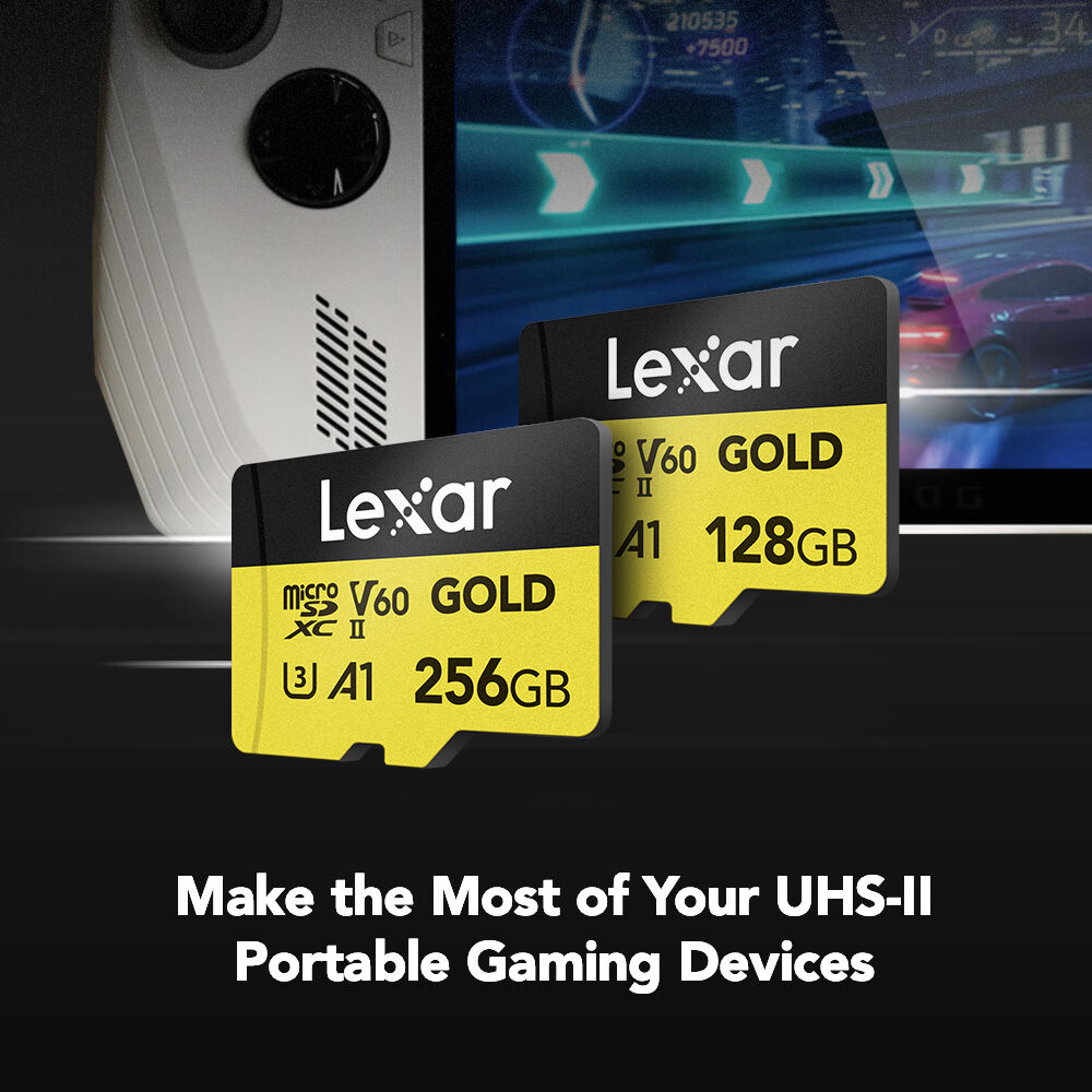 Thẻ nhớ MicroSD Lexar Professional GOLD UHS-II V60 (128GB/ 256GB) - Hàng chính hãng