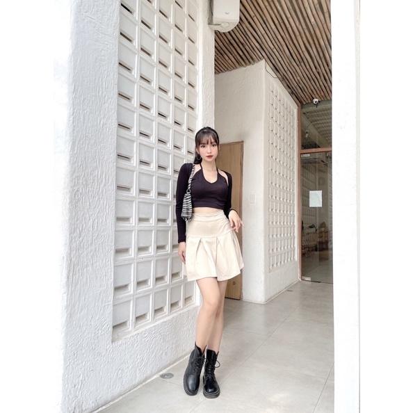 CROPTOP YẾM LIỀN ÁO CUT OUT LƯNG (MH12