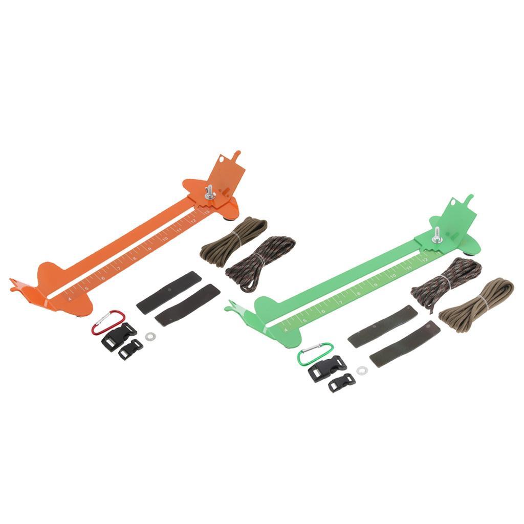 Stainless Steel Jig Craft Paracord Bracelet Making Rack Braid Tools with carabiner buckle