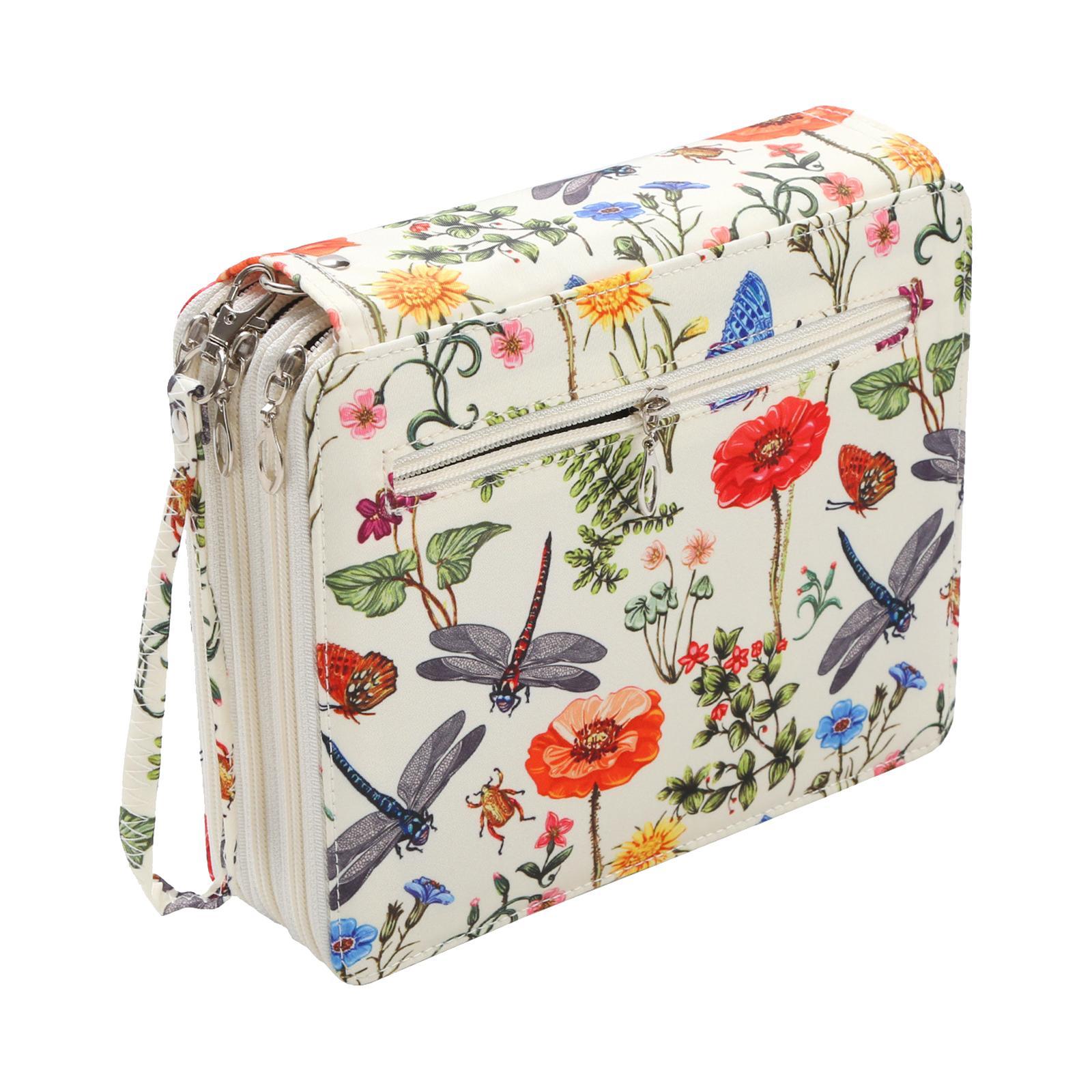 Pencil Holder 120 Slot Pouch 3 Layer Pen Organizer for Office Travel School