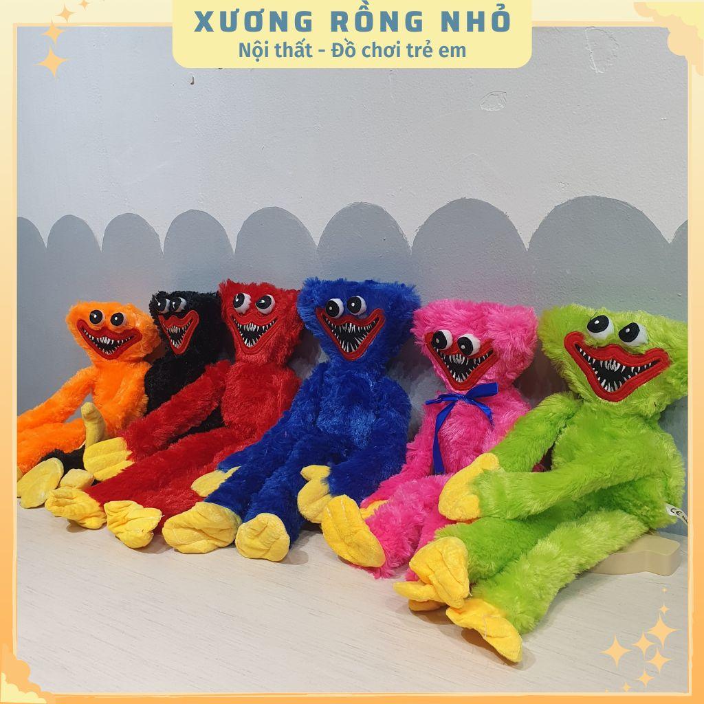 Thú Bông Huggy Wuggy Lông Mịn 40cm - nhân vật game Poppy Playtime đáng yêu cho bé