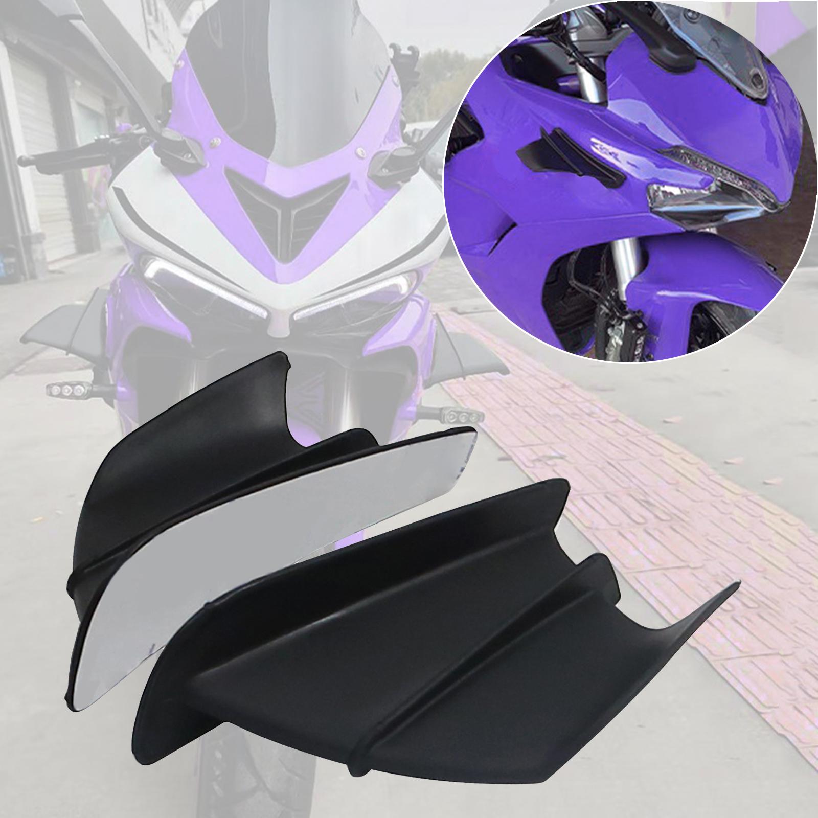2 Piece Motorcycle Wing Glued Aerodynamic Wing Kit for Yamaha BWS GP