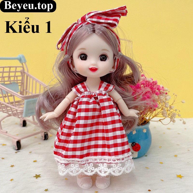 Bộ Đồ Chơi Búp Bê 17cm Xinh Xắn Cho Bé - Kiểu 3
