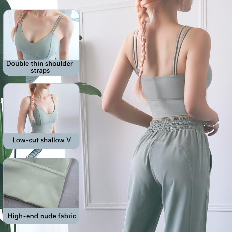 Lulu Nữ Ống Top Cao Impac Trắng Áo Ngực Thể Thao Thoáng Khí Thoáng Áo Bralette Tập Gym Yoga Ngực Thể Thao Crop Top người Phụ Nữ Quần Áo