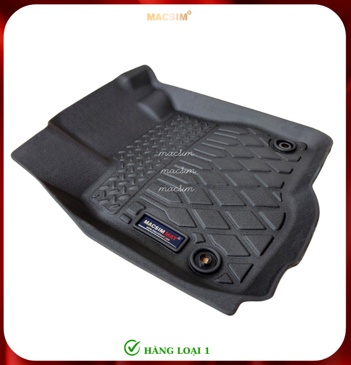 Hình ảnh Thảm lót sàn xe ô tô Honda CRV 2023+( 3 hàng ghế sd ) Nhãn hiệu Macsim chất liệu nhựa TPE cao cấp màu đen