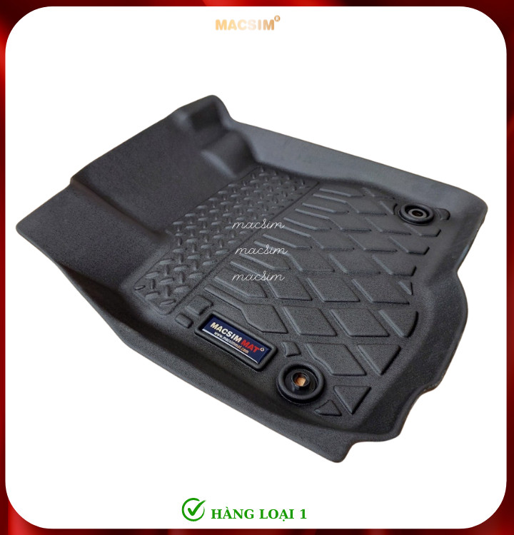 Thảm lót sàn xe ô tô Honda CRV 2023+( 3 hàng ghế ) Nhãn hiệu Macsim chất liệu nhựa TPE cao cấp màu đen