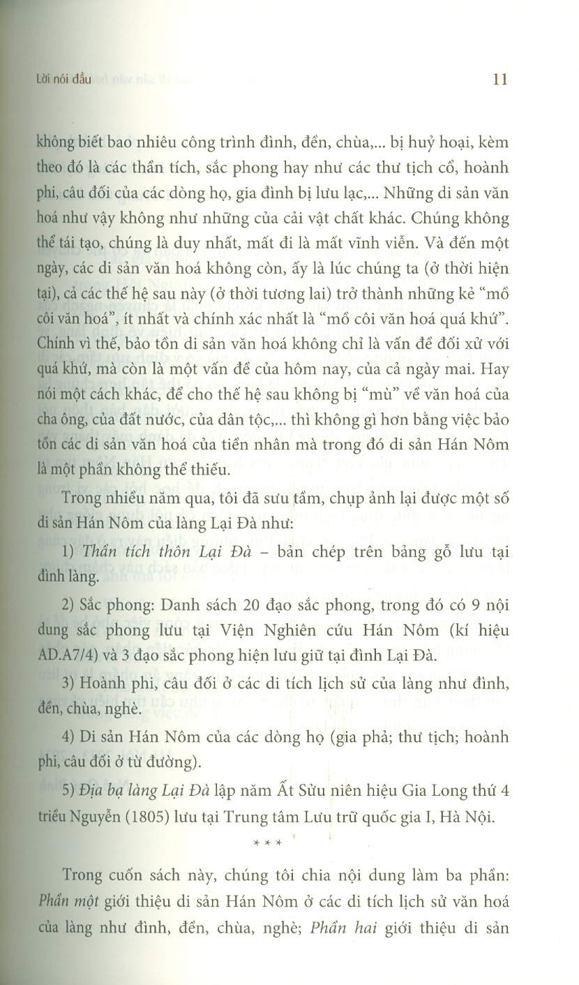 Làng Lại Đà Qua Di Sản Văn Hóa Hán Nôm (Bản in màu) - Ngô Quý Bình (Sưu tầm, giới thiệu và chú giải)