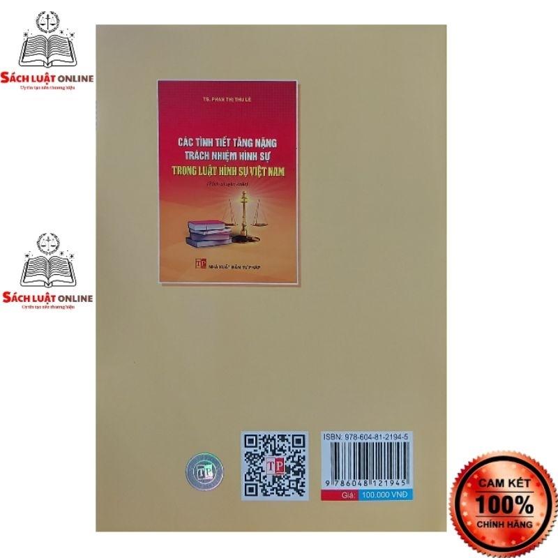 Sách - Các tình tiết tăng nặng trách nhiệm hình sự trong luật hình sự việt nam