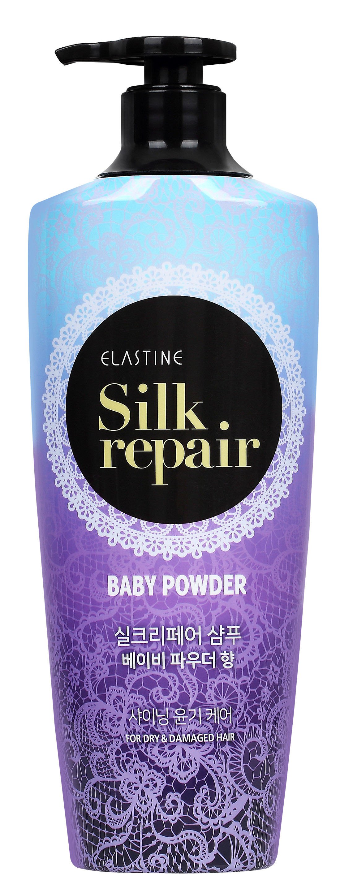 Dầu gội chăm sóc và nuôi dưỡng tóc Elastine Silk Repair Hương phấn em bé -  550ml