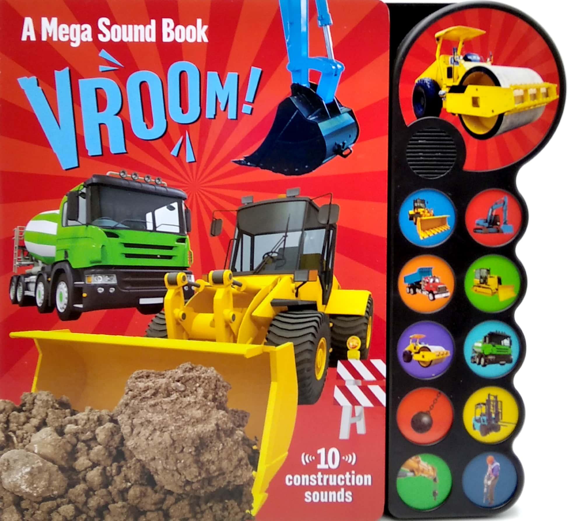 A Mega Sound Book: Vroom 10-Button Sound Book