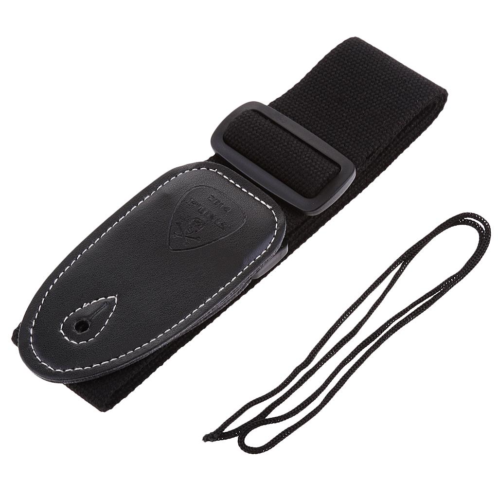 Portable Adjustable Guitar Strap with PU Leather Ends for Folk/Classical/Electric Guitar Bass Accessory Parts