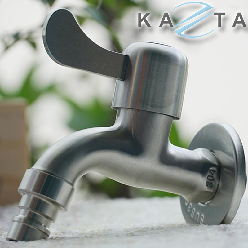 Vòi hồ gắn tường KAZTA KZ-VH01 inox SUS304