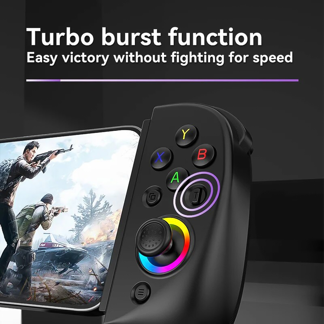 Tay cầm chơi game bluetooth Vinetteam BSP-D8 bộ điều khiển chơi game tương thích với IOS, Android, máy tính bảng - hàng chính hãng