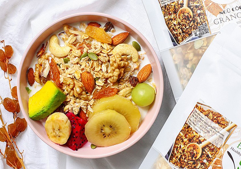 GRANOLA NGŨ CỐC DINH DƯỠNG GIẢM CÂN HIỆU QUẢ TÂN LỘC PHÁT- HỘP 500G