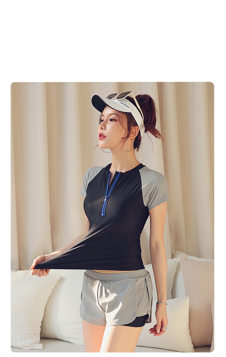 Đồ Bơi Nữ Hai Mảnh Áo Bơi Nữ Và Quần Bơi Short Nữ mã E62
