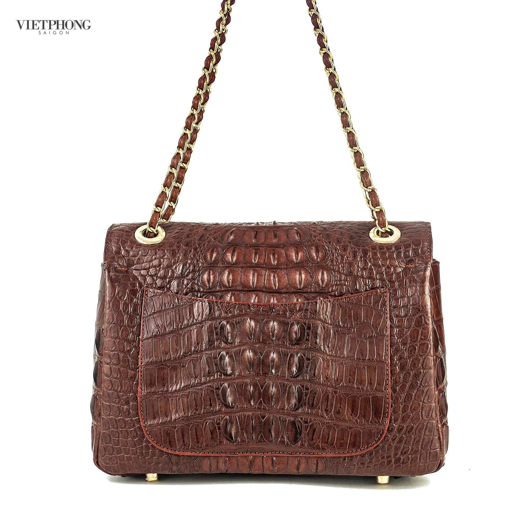 Túi xách da cá sấu nữ VIETPHONG Classic Bag T169