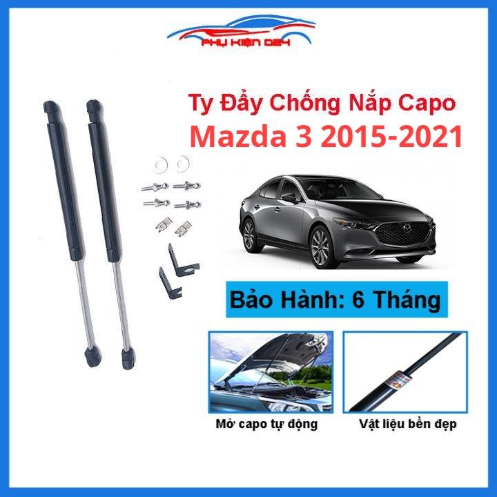 Ty thủy lực ben hơi chống nắp capo Mazda 3 2015-2016-2017-2018-2019-2020-2021 kèm phụ kiện lắp