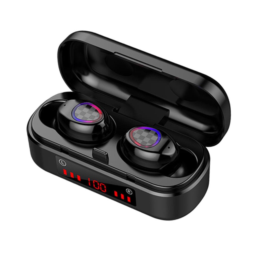 Bass Stereo Wireless Headphones Earbuds Bluetooth 5.0 &Charging Case for Running