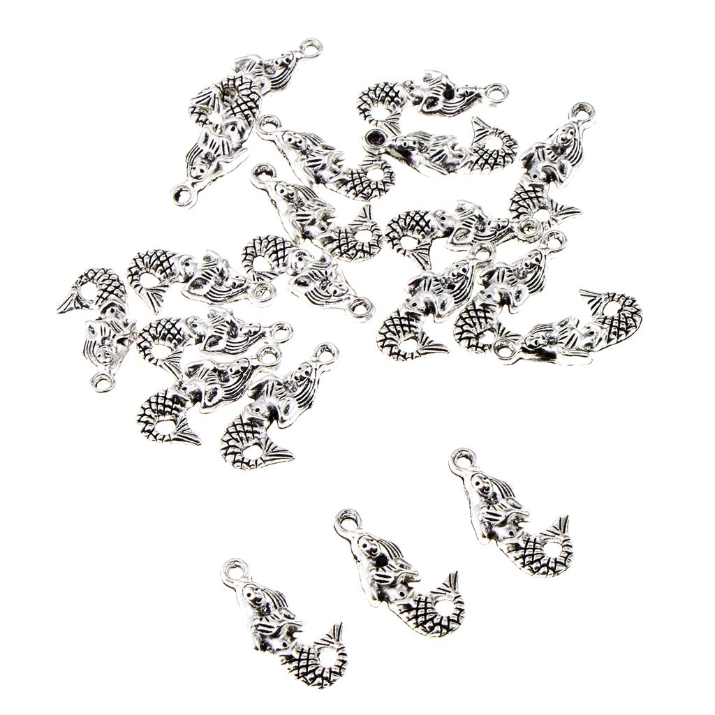 20 Pieces DIY Moon Star Sun Charms Pendant Findings Beads Jewelry Making Crafts