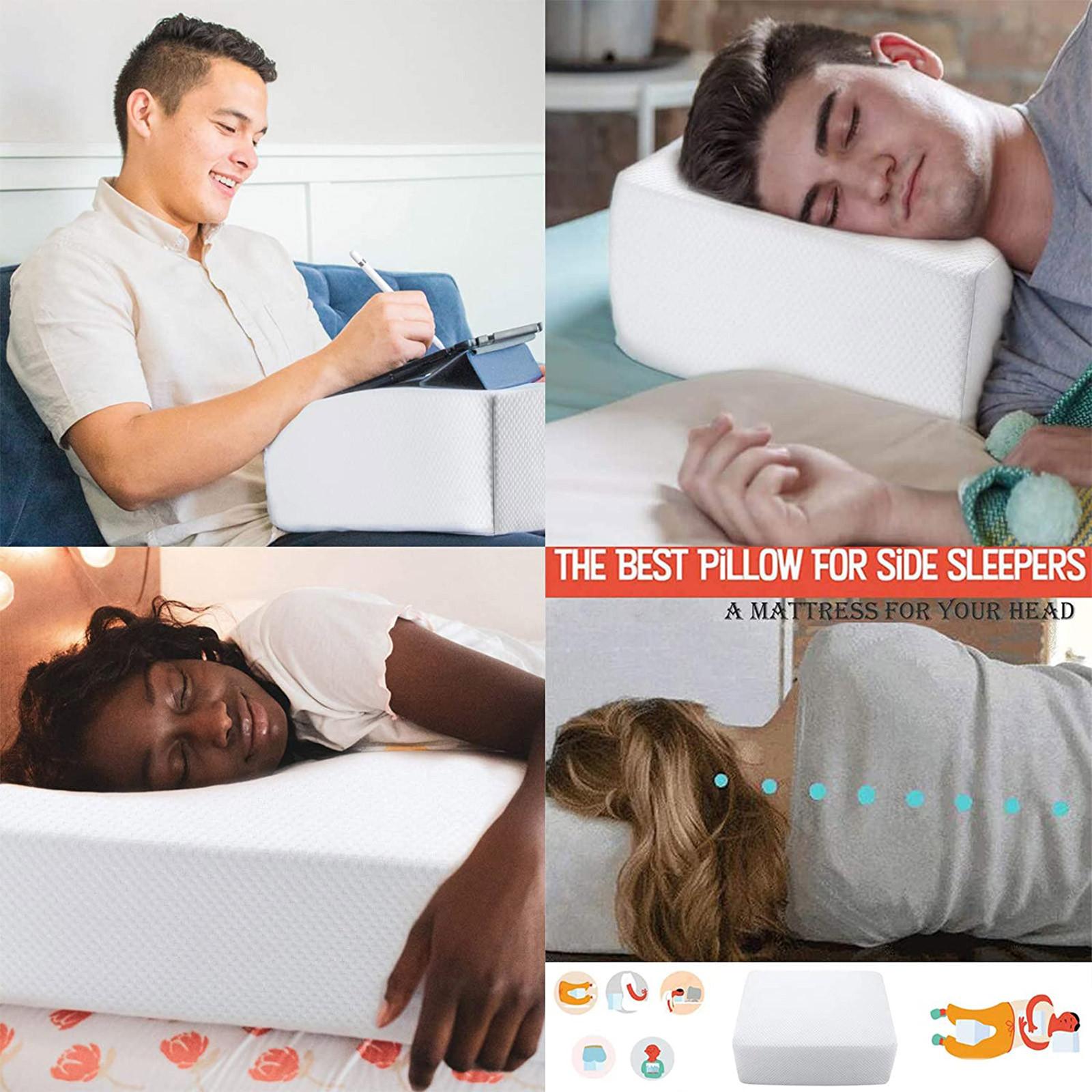 Công Thái Mút Gối Mút Giường Chỉnh Hình Gối Cho Đau Cổ Ngủ Hình Khối Gối Cho Bên Đèn Ngủ
