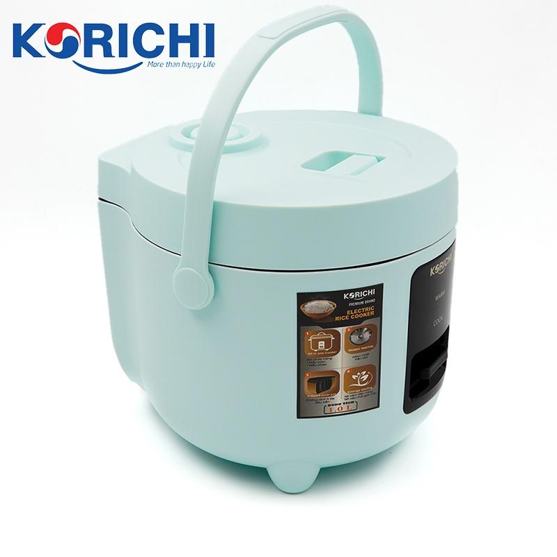 Nồi cơm điện Korichi - KRC-1810 - 1L, 400w (hai màu xanh đỏ) - Hàng chính hãng