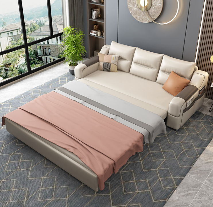 Sofa giường đa năng hộc kéo cao cấp HGK-27 ngăn chứa đồ tiện dụng Juno Sofa KT 2m