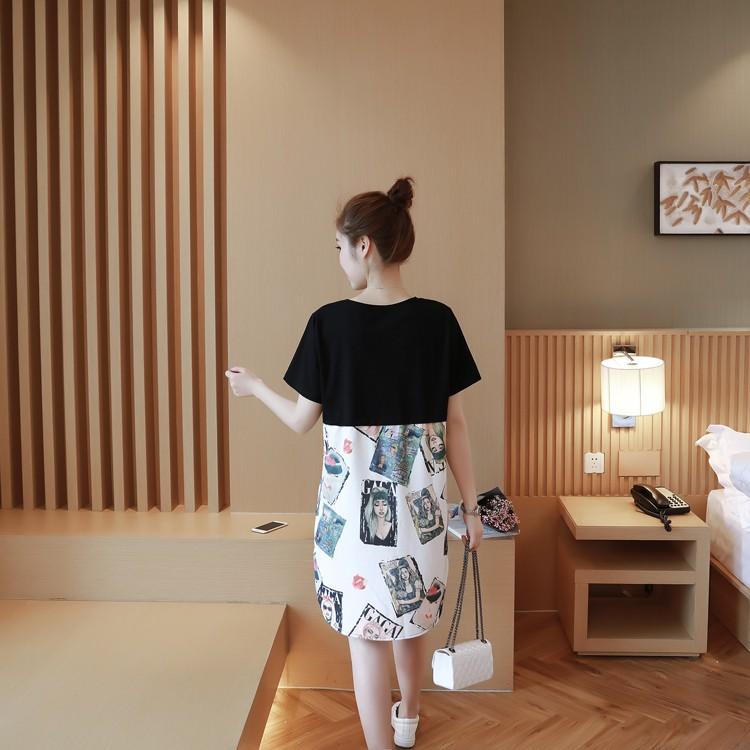 ĐẦM BẦU VÀ KÉO KHÓA CHO CON BÚ CHẤT THUN LẠNH V273