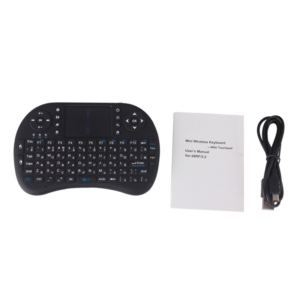 Bàn Phím Qwerty Không Dây Mini I8 Điều Khiển Trò Chơi Dành Cho PC