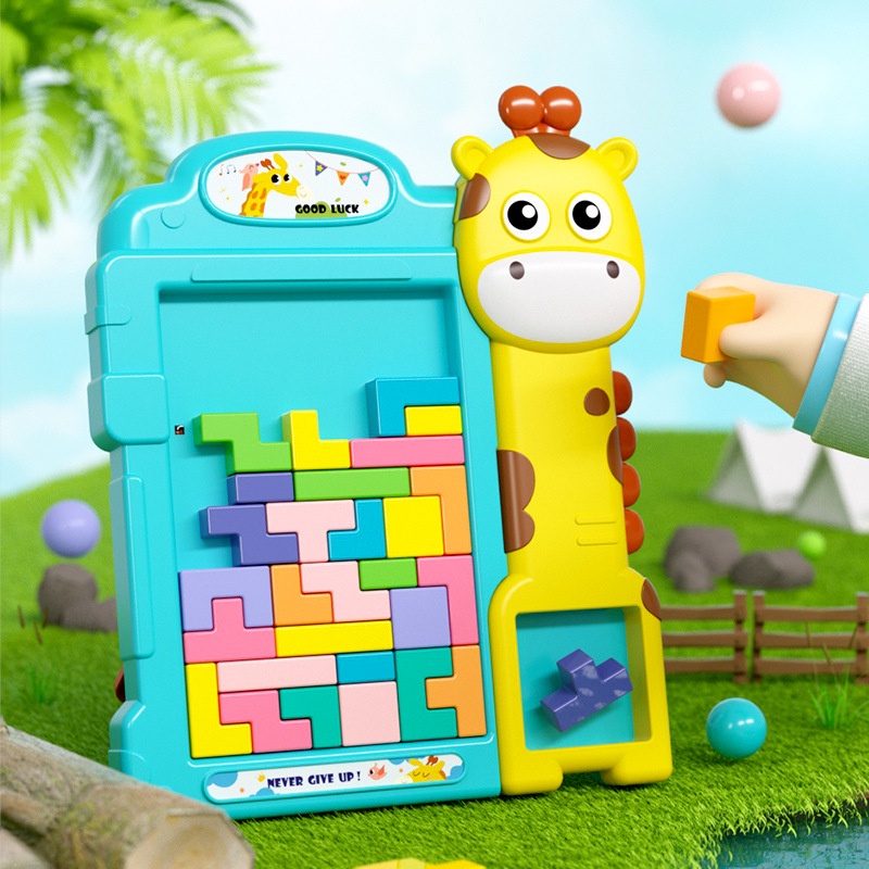 Đồ Chơi Xếp Hình Tetris Luyện Tập Trí Não Cho Trẻ