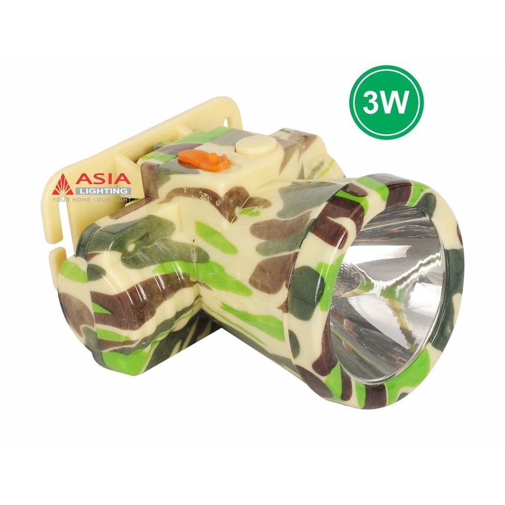 Đèn đội đầu thân màu quân đội_Asia Lighting_Hàng chính hãng