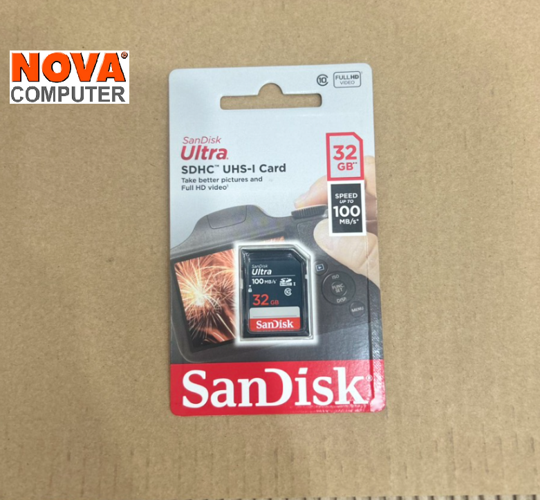 Thẻ Nhớ Sd Sandisk Ultra Class 10 32Gb - 48Mbs - Hàng Chính Hãng
