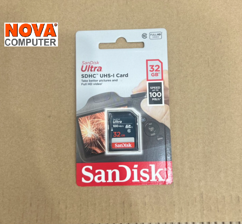 Hình ảnh Thẻ Nhớ SD SanDisk Ultra Class 10 32GB - 48MB/s - Hàng Chính Hãng