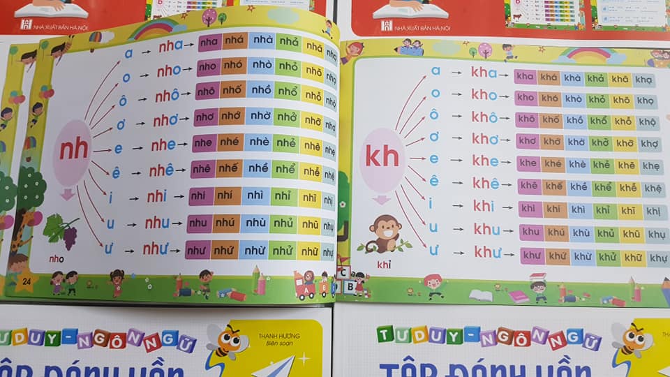 Hành trang cho bé tự tin vào lớp 1 (Tập đánh vần, toán tư duy, luyện viết tặng kèm bộ thẻ học vần)