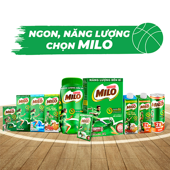 Thùng 48 Hộp Sữa Nestlé Milo Ít Đường (180ml/ Hộp)