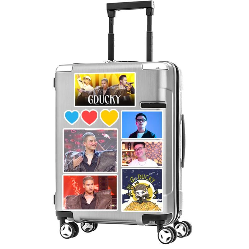 Hình Dán Sticker G-Ducky Dán Trang Trí Đồ Dùng, Thiết Bị, Xe Cộ |STKA437| Tem PVC Chống Nước, Bền Màu, Dễ Sử Dụng