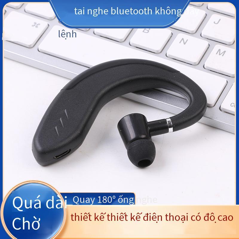 Tai nghe bluetooth không dây phong cách mới nhất treo tai thời lượng pin dài thể thao mini nghe nhạc và gọi tai treo tai nghe thể thao