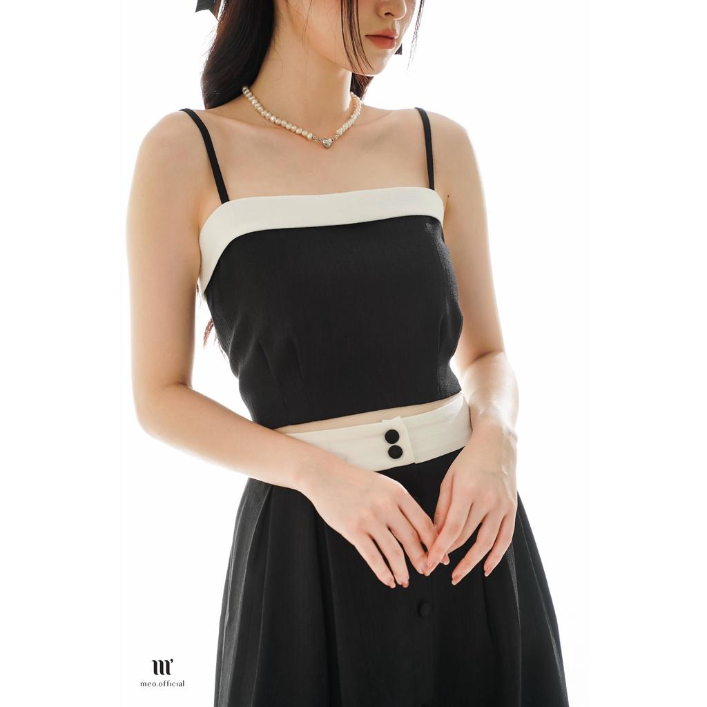 Áo kiểu nữ Méo shop hai dây phong cách Hàn Quốc Coola