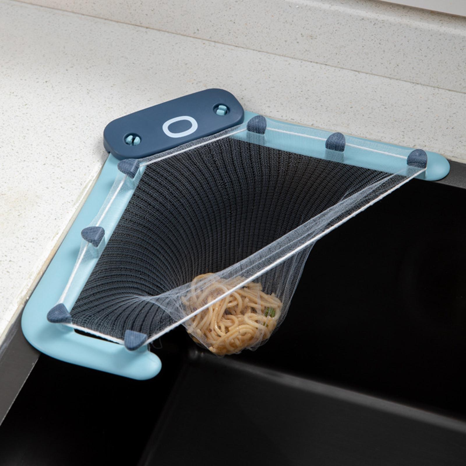 Multifunctional Hanging Strainer Holder Hanging Sink Strainer Basket Triangle Sink Drain Garbage