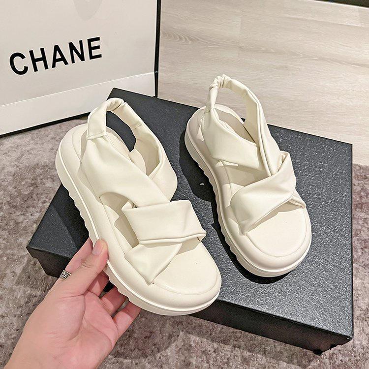 Lùi Size Sandal nữ Đế Cao 5 cm Chất Da Siêu Mềm Đẹp G172