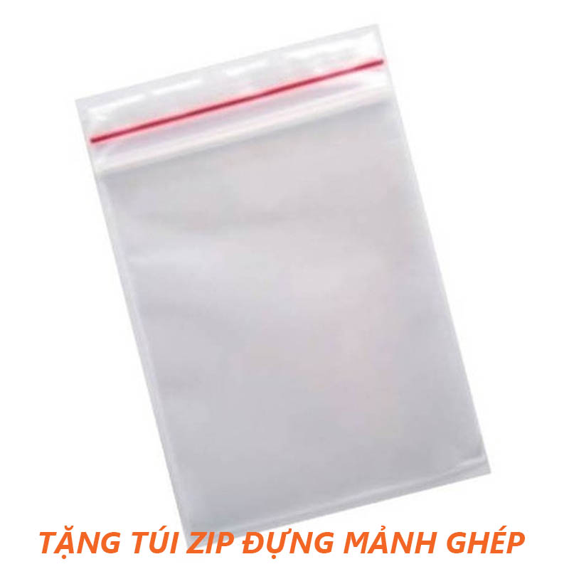 Combo 5 Tranh Ghép 20 Mảnh Bộ Gà Trống, Heo - Tặng 1 Túi Zip Đựng Mảnh Ghép