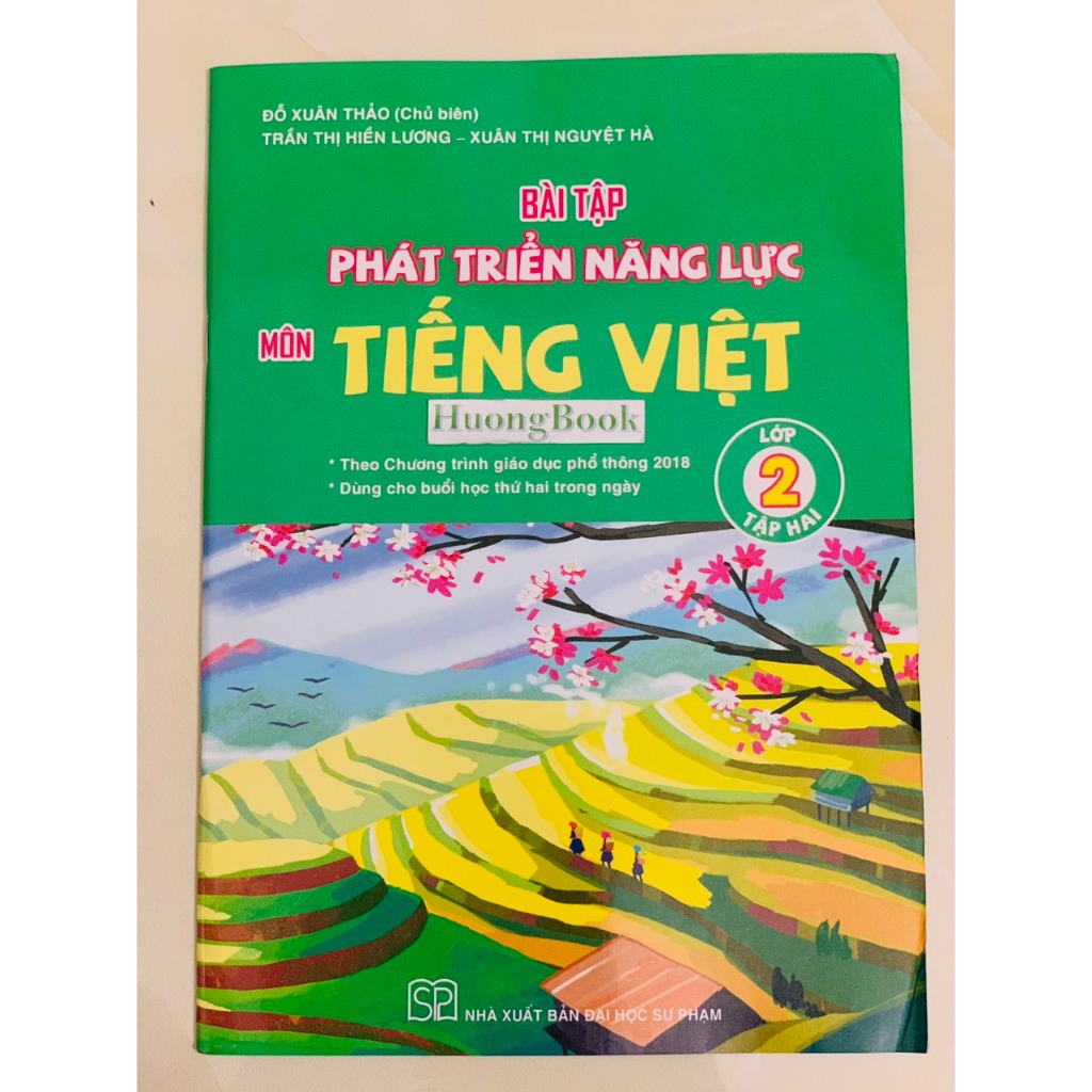 Sách - Combo Bài tập phát triển năng lực học sinh môn tiếng việt lớp 2 tập 1+2