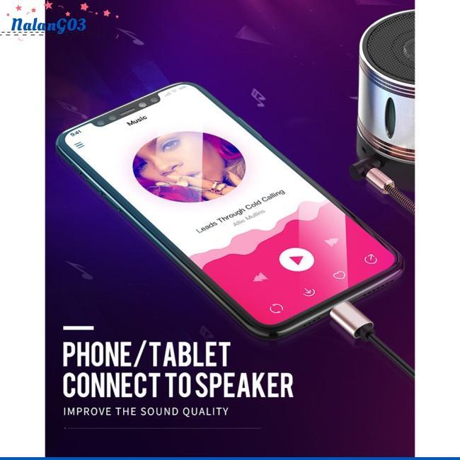 Cáp Chuyển Đổi USB C Sang 3.5mm Type C 3.5 AUX Cho Loa Điện Thoại/Xe Hơi