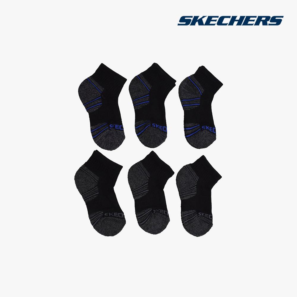 SKECHERS - Set 6 đôi vớ bé trai cổ thấp thời trang S111980-012