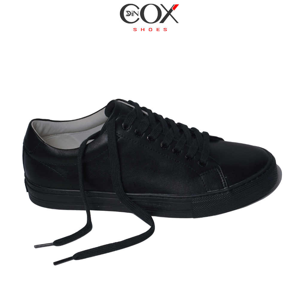 Hình ảnh Giày Sneaker Da Unisex DINCOX D20 Năng Động Cá Tính Black